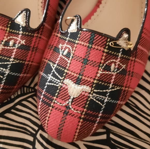 New! Charlotte Olympia sex and pistols cat flat shoes - Picture 2 of 11